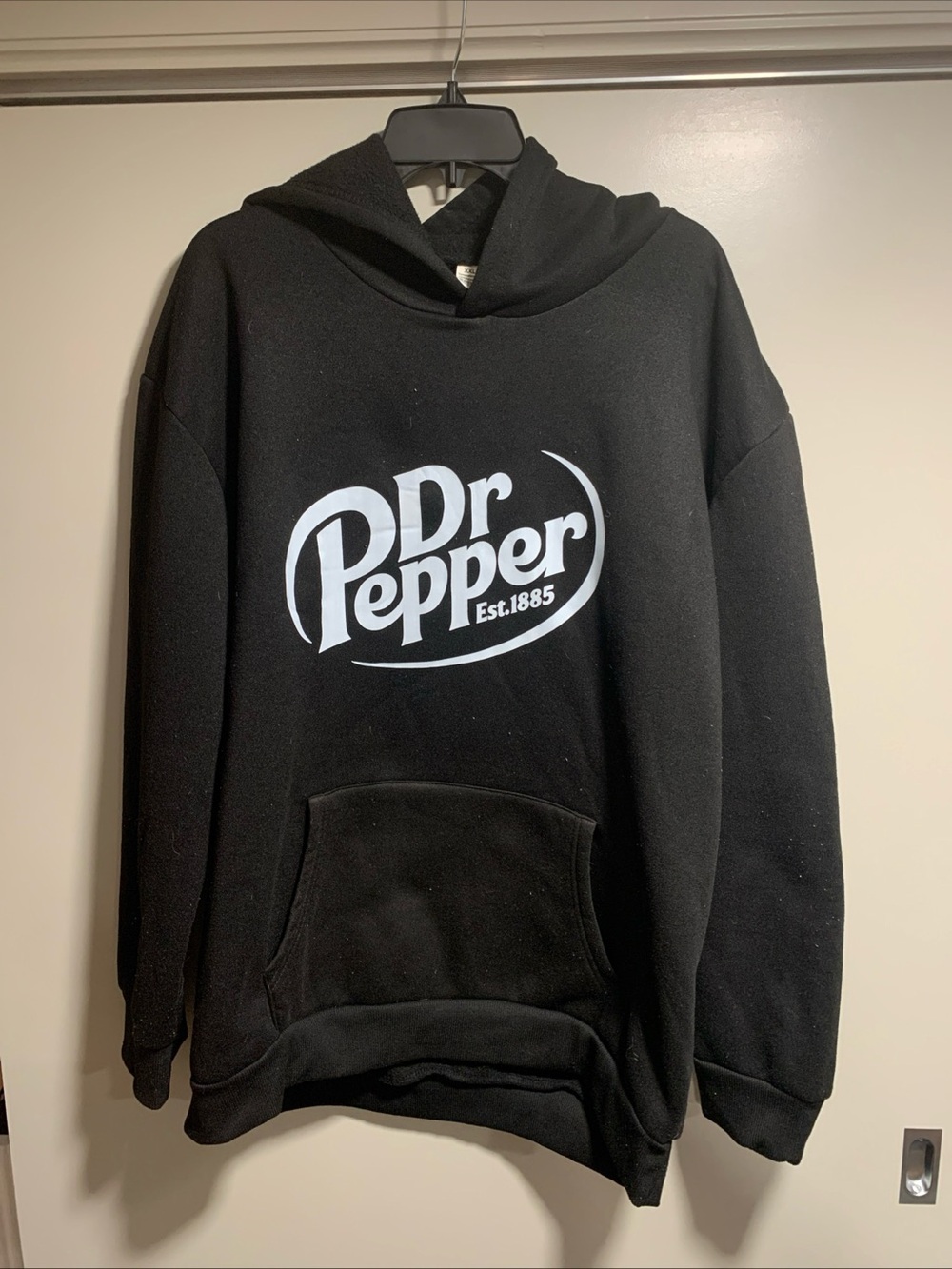 Black Logo Hoodie Sweater - Classic Beverage Branding XXL